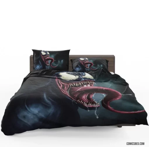 Venom Creepy Dark Legend Comic Bedding Set