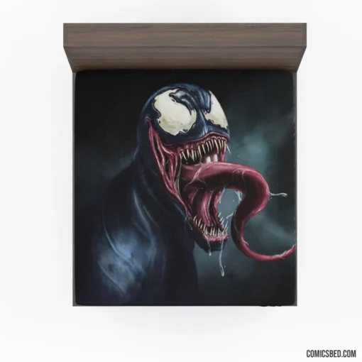 Venom Creepy Dark Legend Comic Fitted Sheet 1