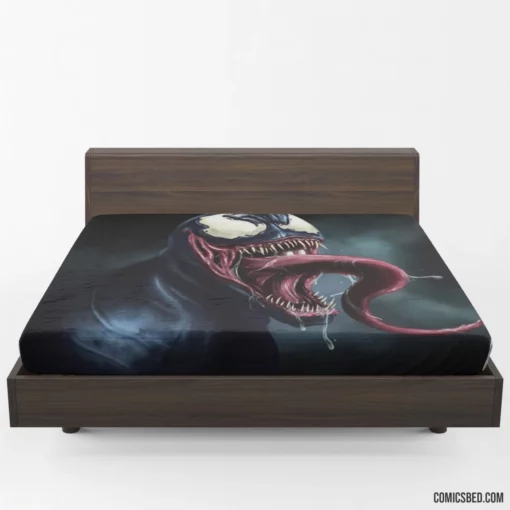 Venom Creepy Dark Legend Comic Fitted Sheet