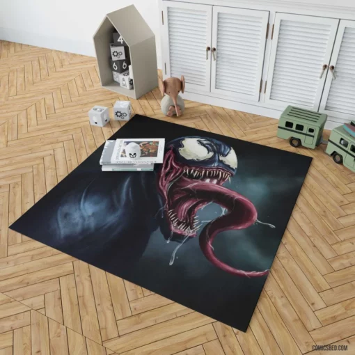 Venom Creepy Dark Legend Comic Rug 1