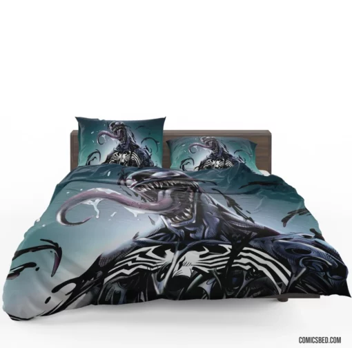 Venom DC Dark Symbiote Comic Bedding Set