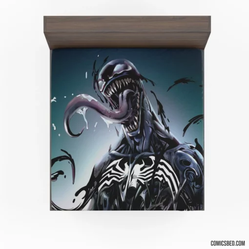 Venom DC Dark Symbiote Comic Fitted Sheet 1