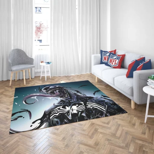 Venom DC Dark Symbiote Comic Rug 2