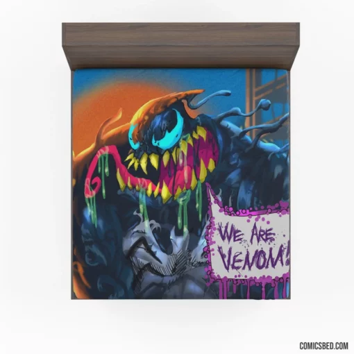 Venom DC Lethal Anti-Hero Comic Fitted Sheet 1