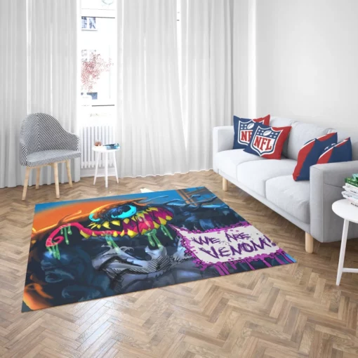 Venom DC Lethal Anti-Hero Comic Rug 2