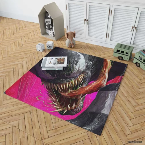 Venom DC Symbiotic Antihero Comic Rug 1