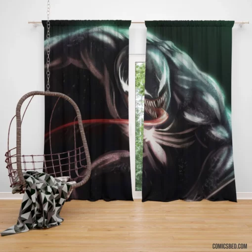 Venom Dark Chronicles Comic Curtain