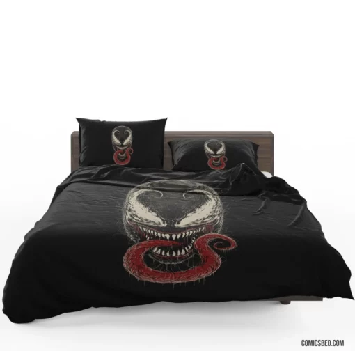 Venom Dark Marvel Chronicles Comic Bedding Set