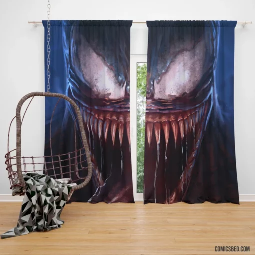 Venom Lethal Marvel Chronicles Comic Curtain