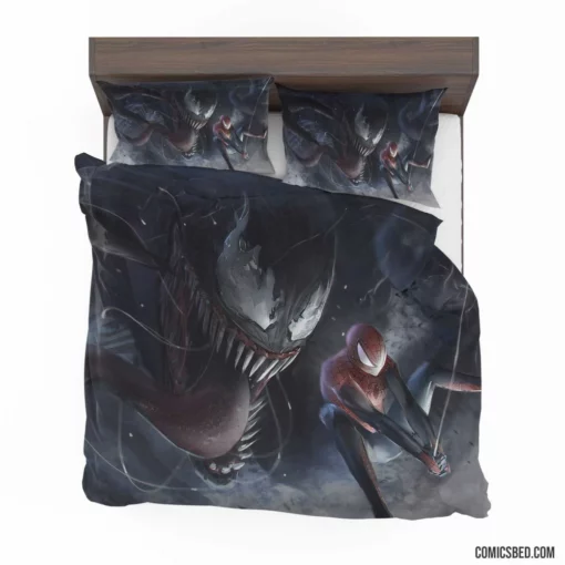 Venom Marvel Clash Spidey Stand Comic Bedding Set 1