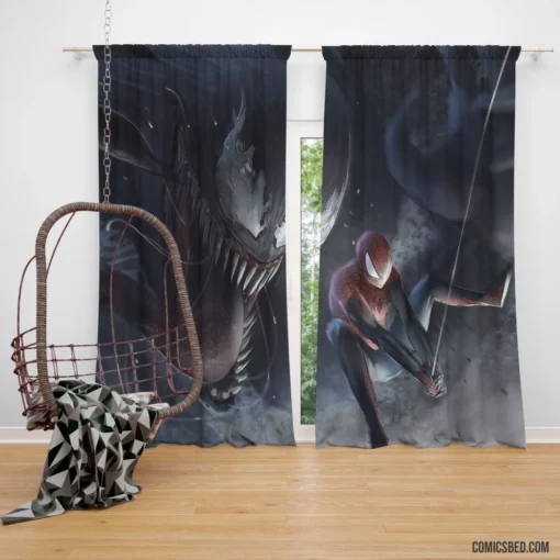 Venom Marvel Clash Spidey Stand Comic Curtain