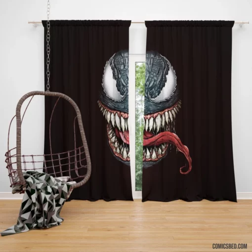 Venom Marvel Dark Antagonist Comic Curtain