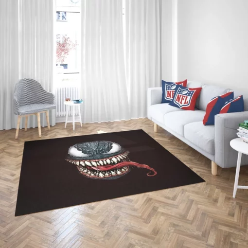 Venom Marvel Dark Antagonist Comic Rug 2