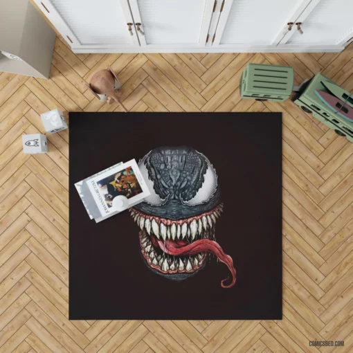 Venom Marvel Dark Antagonist Comic Rug