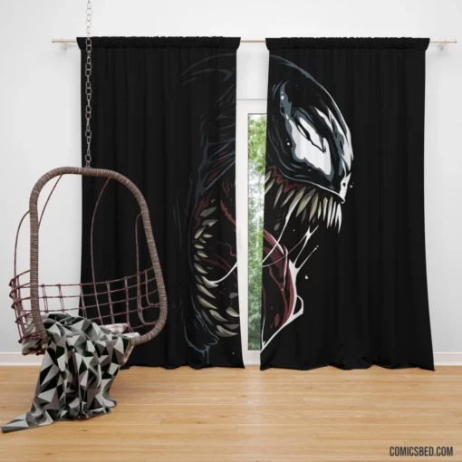 Venom Marvel Dark Anti-Hero Comic Curtain