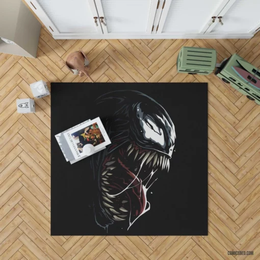 Venom Marvel Dark Anti-Hero Comic Rug