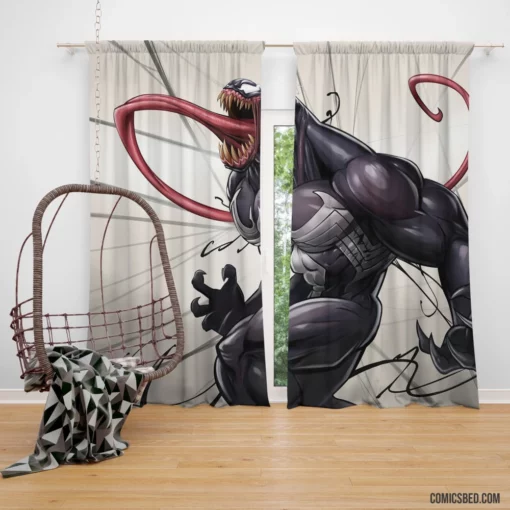 Venom Marvel Dark Antihero Comic Curtain