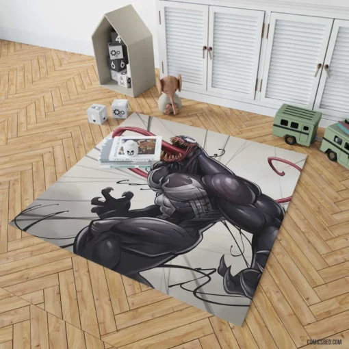 Venom Marvel Dark Antihero Comic Rug 1