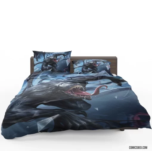 Venom Marvel Dark Entity Comic Bedding Set