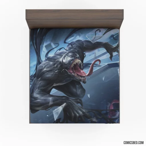 Venom Marvel Dark Entity Comic Fitted Sheet 1