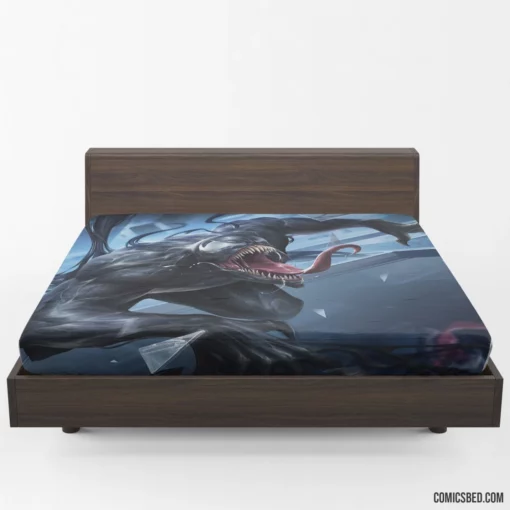 Venom Marvel Dark Entity Comic Fitted Sheet