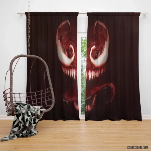 Venom Marvel Deadly Adversary Comic Curtain