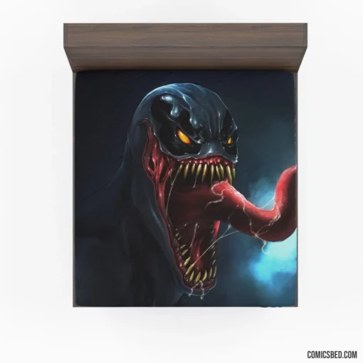 Venom Marvel Enigmatic Antagonist Comic Fitted Sheet 1