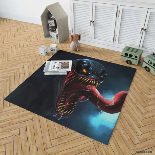 Venom Marvel Enigmatic Antagonist Comic Rug 1