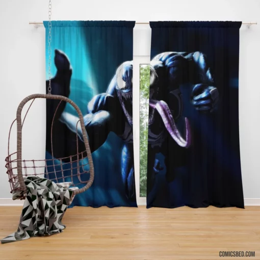 Venom Marvel Enigmatic Entity Comic Curtain