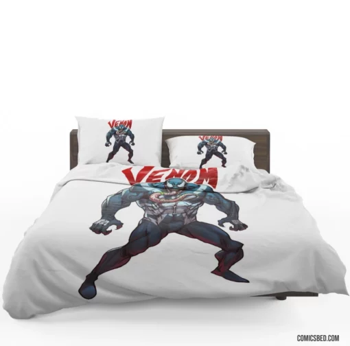 Venom Marvel Hypnotic Obsession Comic Bedding Set