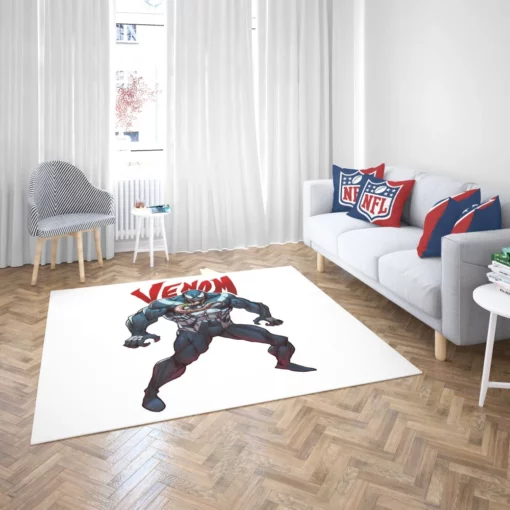 Venom Marvel Hypnotic Obsession Comic Rug 2