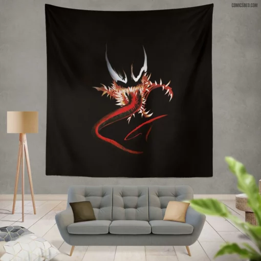 Venom Marvel Legacy Lethal Exploits Comic Wall Tapestry