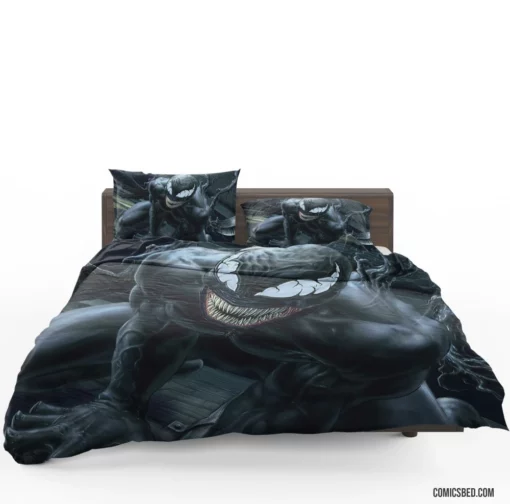 Venom Marvel Lethal Symbiote Adventures Comic Bedding Set