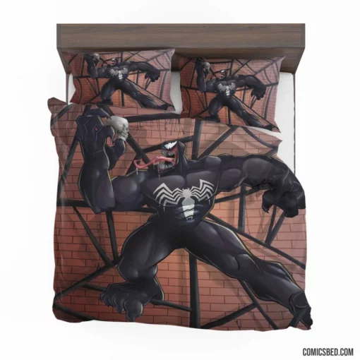 Venom Marvel Lethal Symbiote Comic Bedding Set 1