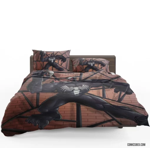 Venom Marvel Lethal Symbiote Comic Bedding Set