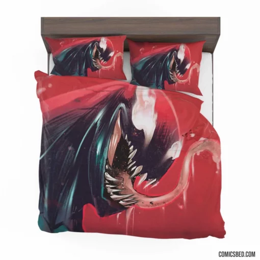 Venom Marvel Lethal Symbiote Feats Comic Bedding Set 1