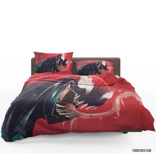 Venom Marvel Lethal Symbiote Feats Comic Bedding Set