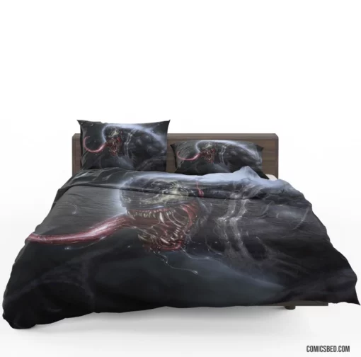 Venom Marvel Menacing Exploits Comic Bedding Set