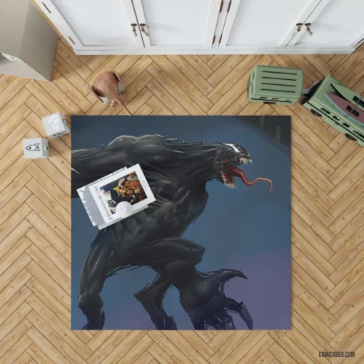 Venom Marvel Menacing Force Comic Rug