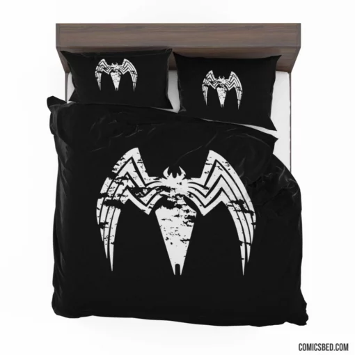 Venom Marvel Menacing Symbiote Unleashed Comic Bedding Set 1