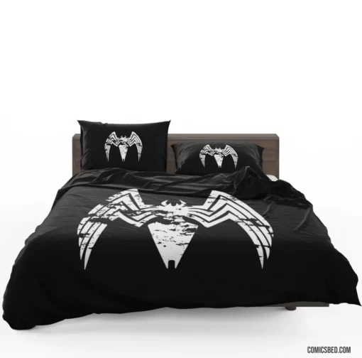 Venom Marvel Menacing Symbiote Unleashed Comic Bedding Set