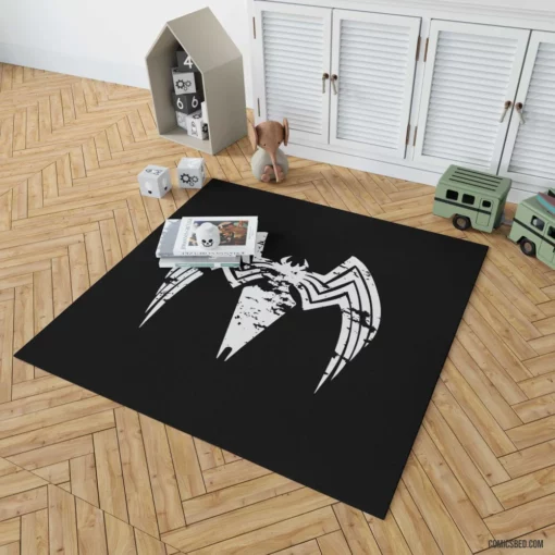 Venom Marvel Menacing Symbiote Unleashed Comic Rug 1