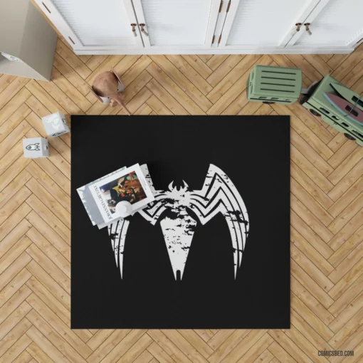 Venom Marvel Menacing Symbiote Unleashed Comic Rug