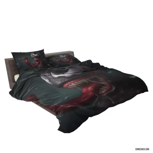 Venom Marvel Menacing Villainy Comic Bedding Set 2