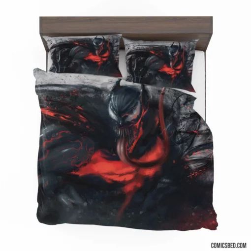 Venom Marvel Mysterious Entity Comic Bedding Set 1