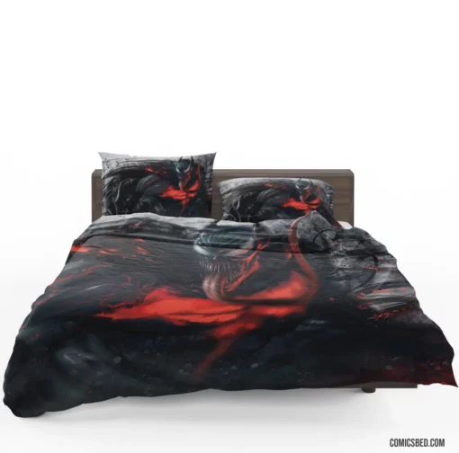 Venom Marvel Mysterious Entity Comic Bedding Set