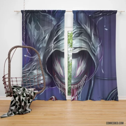 Venom Marvel Mysterious Seduction Comic Curtain