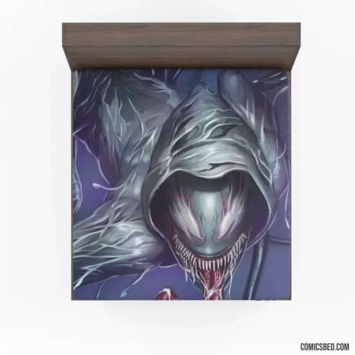 Venom Marvel Mysterious Seduction Comic Fitted Sheet 1