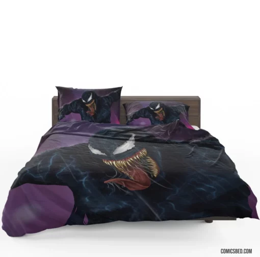 Venom Marvel Mysterious Symbiote Comic Bedding Set