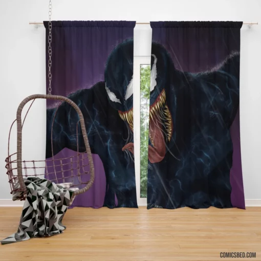 Venom Marvel Mysterious Symbiote Comic Curtain